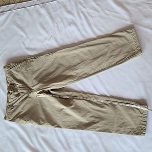 Lands End 34x32 Khakis Flannel Lined